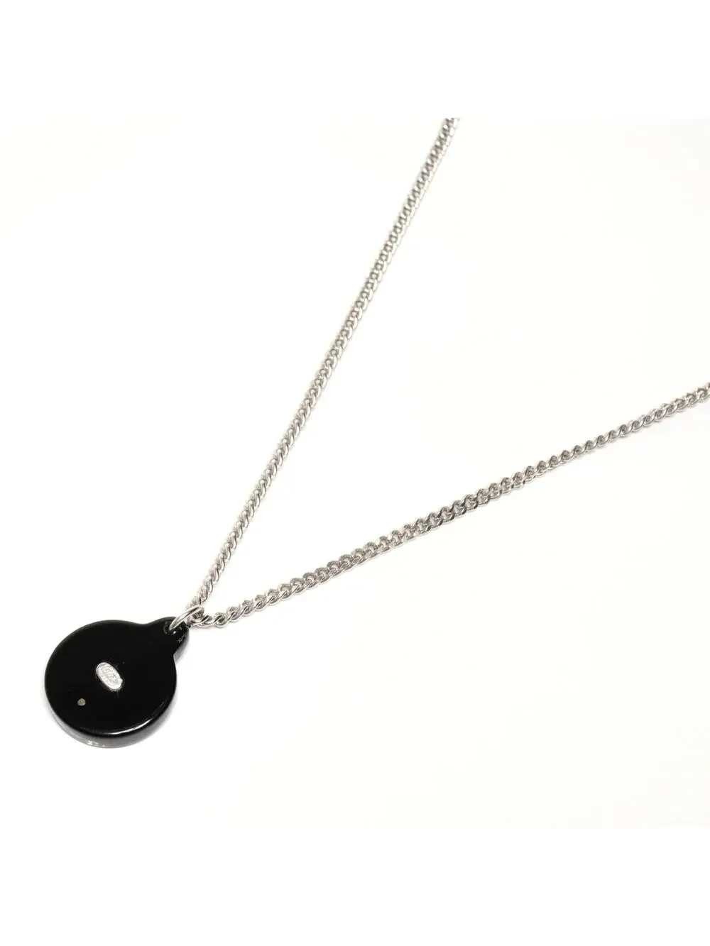 Chanel Cc Logo Circle Pendant Necklace #244528C88B